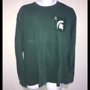 Michigan State University Long Sleeve Green SizeXL